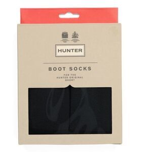 Hunter Black Short Boot Fleece